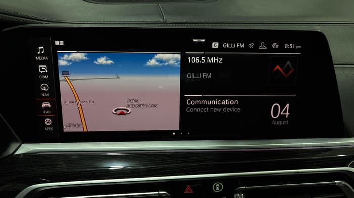 2020 BMW X7-Infotainment System