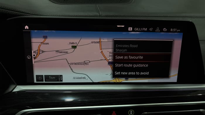 2020 BMW X7-Navigation System